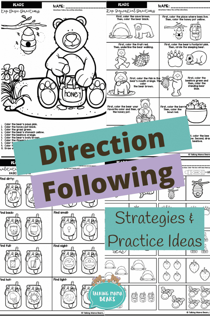 Direction Following Strategies and Practice Ideas