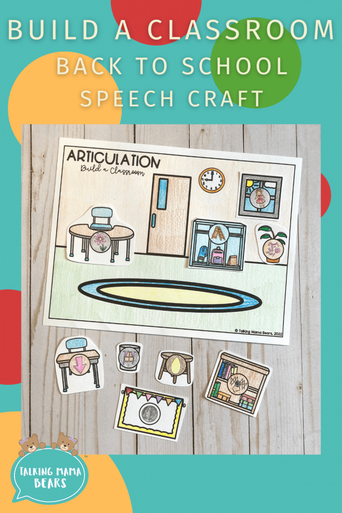 build a classroom back to school speech craft