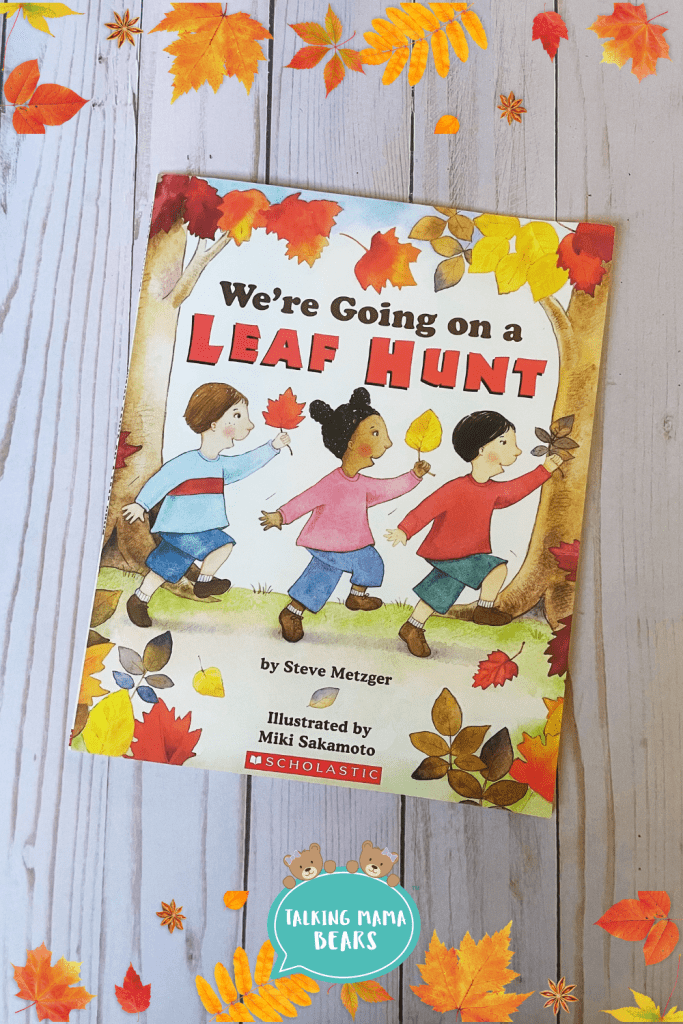 We're going on a leaf hunt book for fall speech therapy