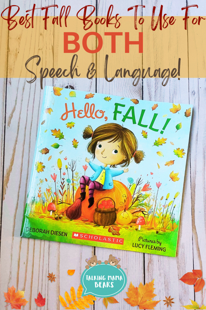 Best fall books to use for both speech and language therapy activities