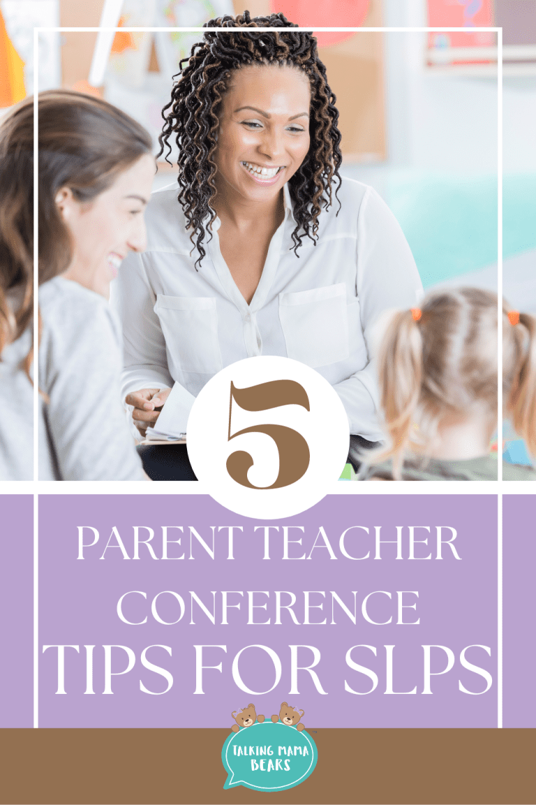 5 Parent Teacher Conference Tips For SLPs Talking Mama Bears