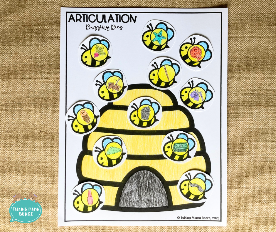 Buzzing Bees Articulation Craft