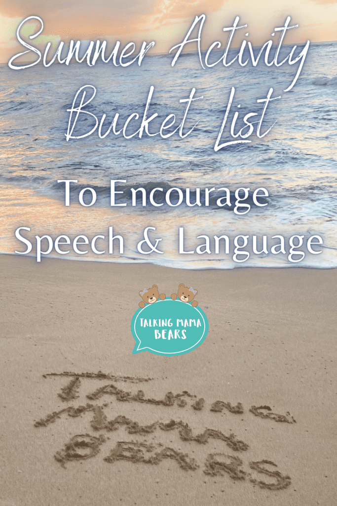 Summer Activity Bucket List to Encourage Speech & Language