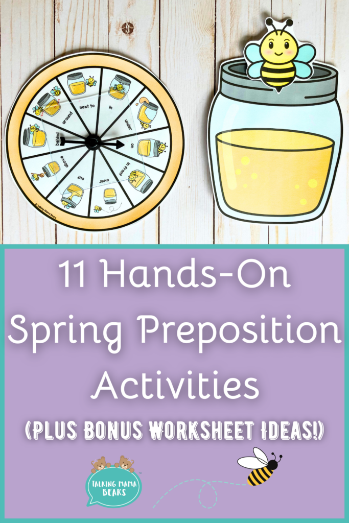 11 Hands-On Spring Spatial Preposition Activities
