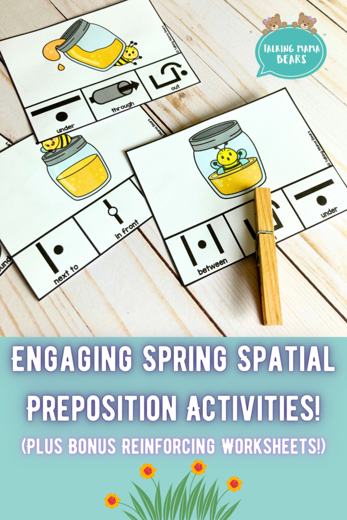 Engaging and easy spring spatial concepts activities