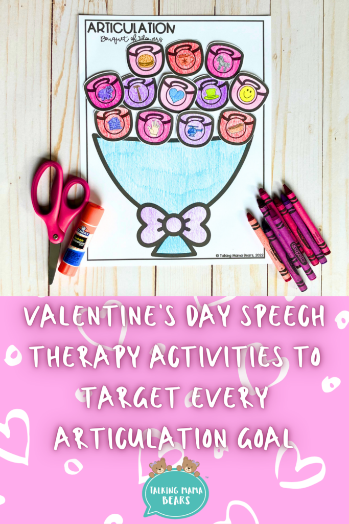 Valentine's Day Speech Therapy Articulation Craft