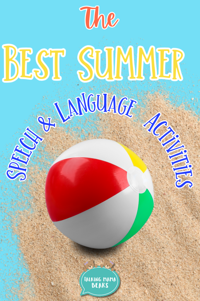 best summer speech and language activities